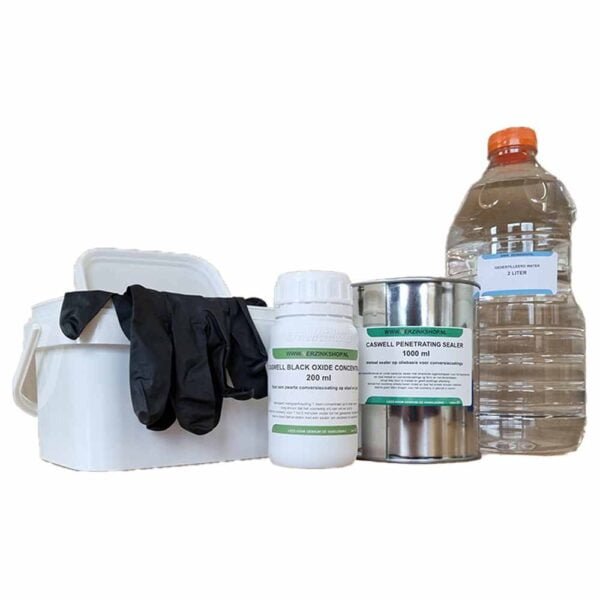 Caswell Black Oxide Kit penetrating sealer 2 liter kit
