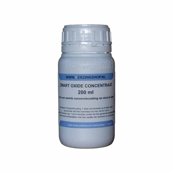 Verzinkshop Zwart Oxide Concentraat 200 ml