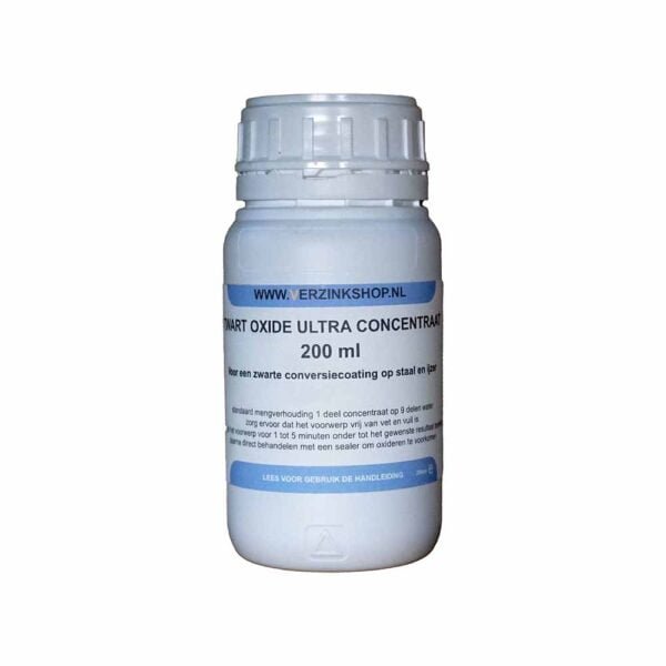 verzinkshop zwart metaal oxide ultra concentraat 200 ml