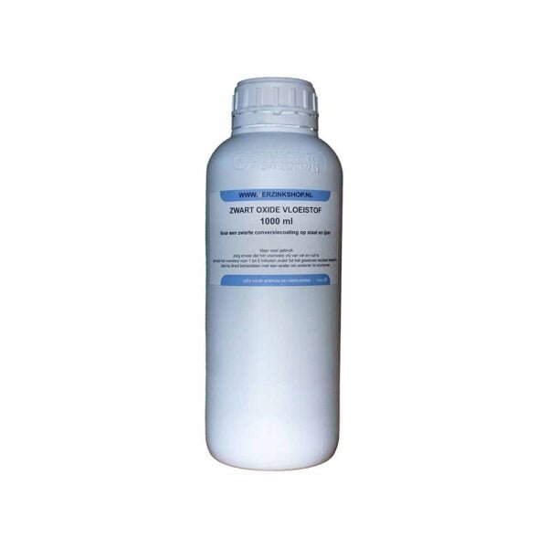 verzinkshop zwart metaal oxide vloeistof 1 liter