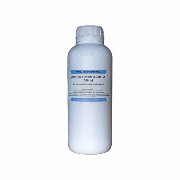 Verzinkshop black stainless steel oxide liquid 1 liter