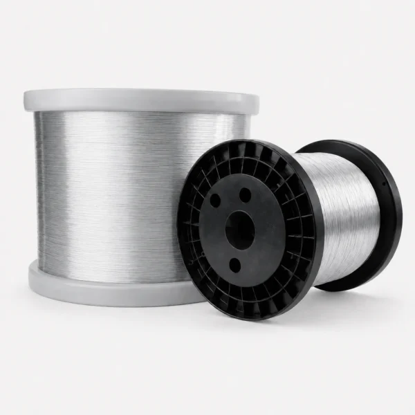 Gelakt aluminiumdraad op spoel